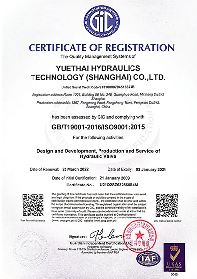 Sistema de Gestão da Qualidade IS09001