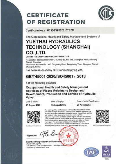 I
                      Sistema de Gestão de Saúde e Segurança Ocupacional ISO 45001