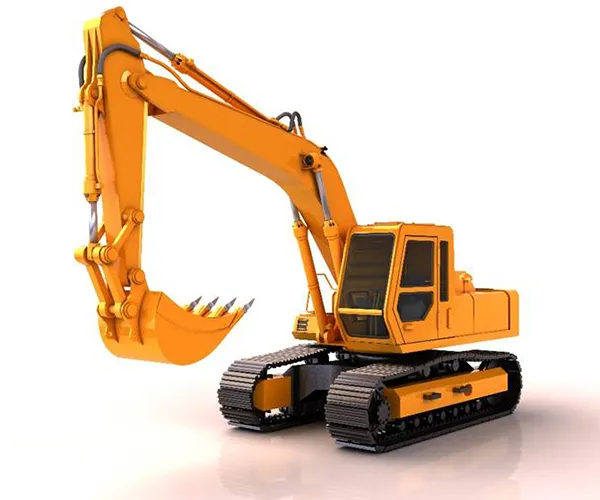 Escavadeira de esteira