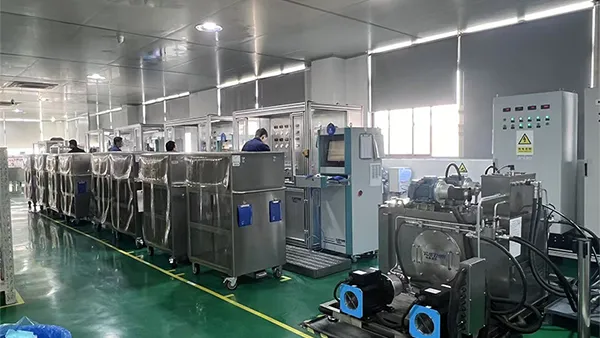 Linhas de teste de produtos