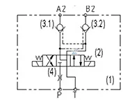 Bloco de válvulas de engate rápido K04