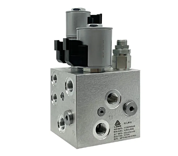 MCM-E Válvula direcional elétrica para elevadores tipo tesoura