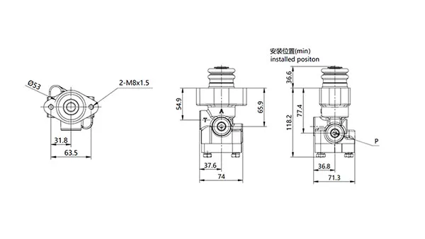 YBV-S Válvula de freio de serviço único (sem pedais)