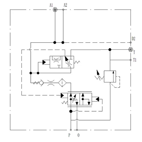 Válvula de carga do acumulador (simples) YSV-S-R