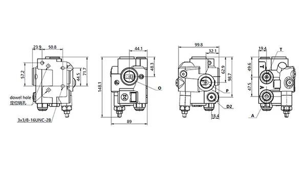 Válvula de carregamento de acumulador único