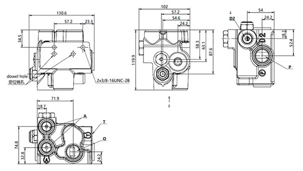 Válvula de carregamento com acumulador duplo