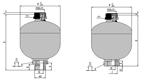 YDA Acumulador hidráulico