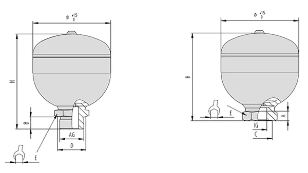 YDA Acumulador hidráulico