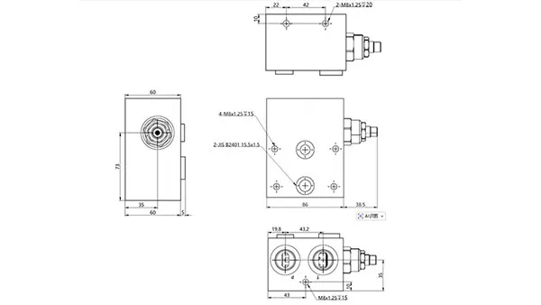 Seção de entrada tipo R