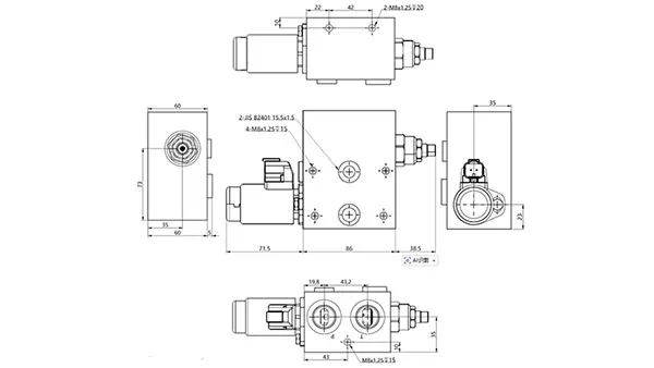 Seção de entrada tipo SR