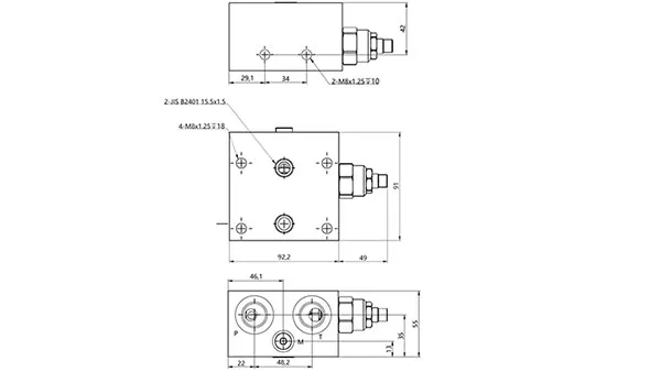 Seção de entrada tipo R