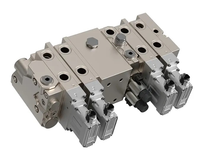 Bloco de válvulas de comando load sensing