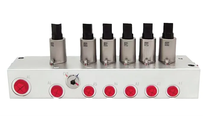 MPSB-ME Bloco manifold com válvula de retenção pilotada